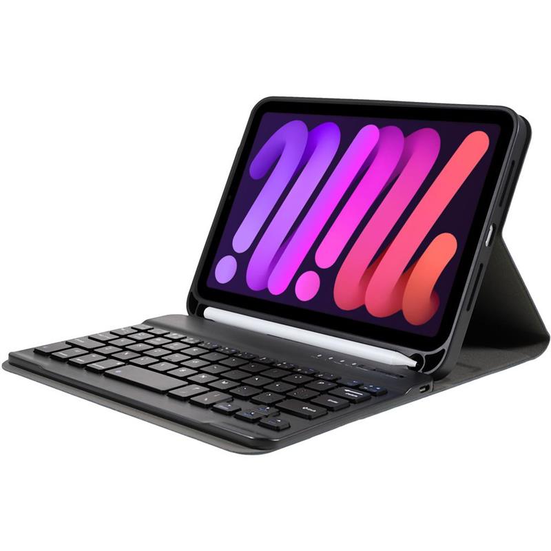 iPad Mini 2022 6th Gen - Premium Bluetooth Keyboard Cover - Vintage Blue