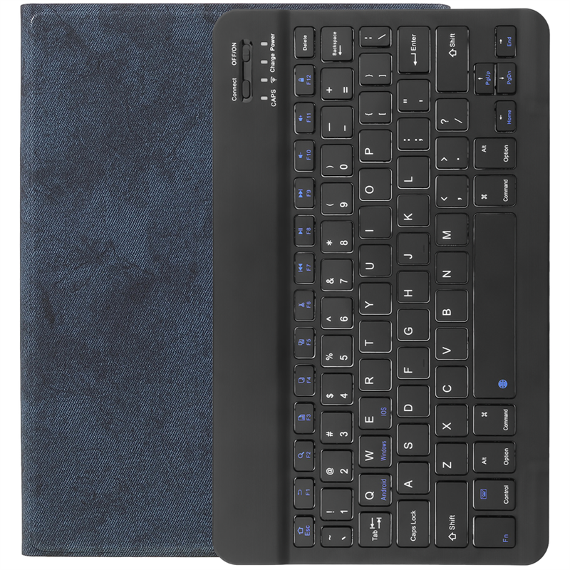 iPad Mini 2022 6th Gen - Premium Bluetooth Keyboard Cover - Vintage Blue