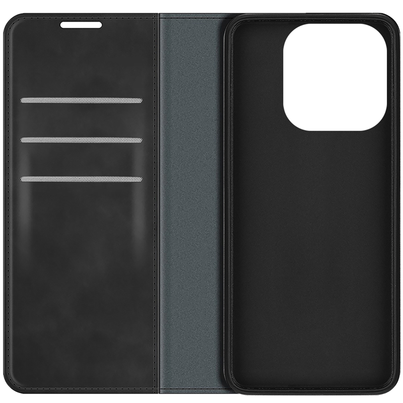 iPhone 13 Pro Max - Magnetic Wallet Case - Black