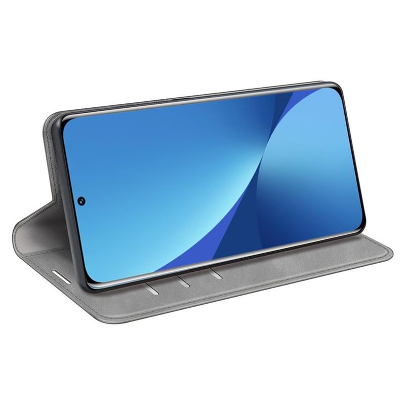 Xiaomi 12 12X - Magnetic Wallet Case - Grey